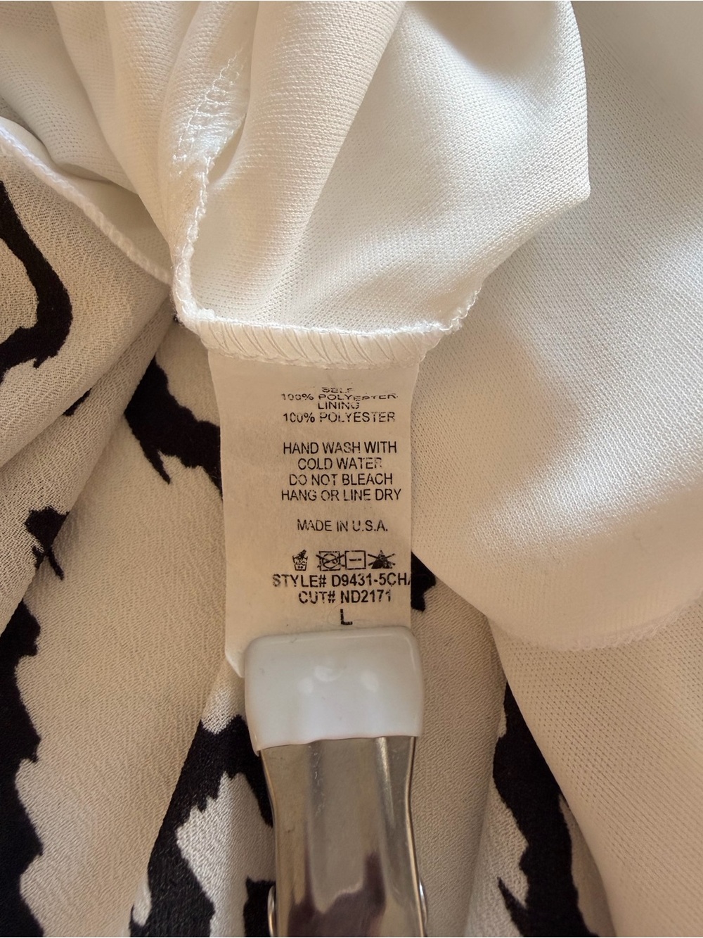 dee elle Black & White Geometric Sleeveless Fit-and-Flare Mini Dress - Picture 3 of 5